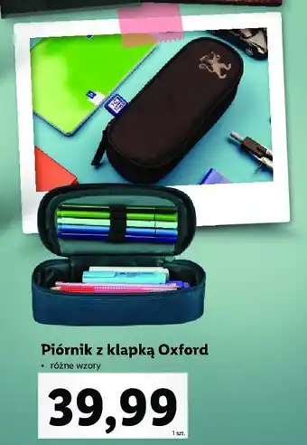 Lidl Piórnik z klapką esse oferta