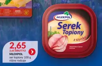 Eurocash MLEKPOL ser topiony 100 g oferta