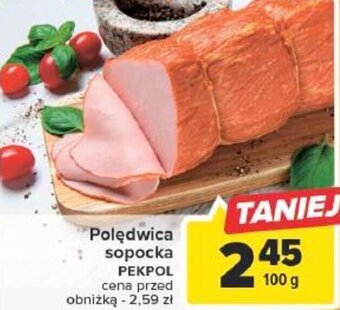 Carrefour Market Polędwica sopocka PEKPOL 100g oferta