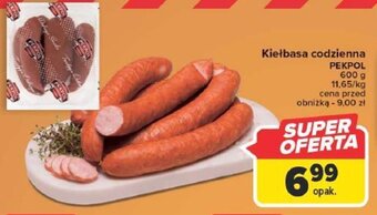 Carrefour Market Kiełbasa codzienna PEKPOL 600g oferta