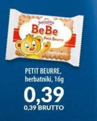 Eurocash PETIT BEURRE, herbatniki, 16g oferta
