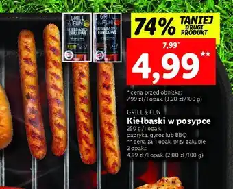 Lidl Kiełbaski grillowe w curry oferta