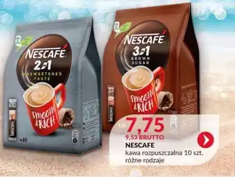 Eurocash NESCAFE kawa rozpuszczalna 10 szt. oferta