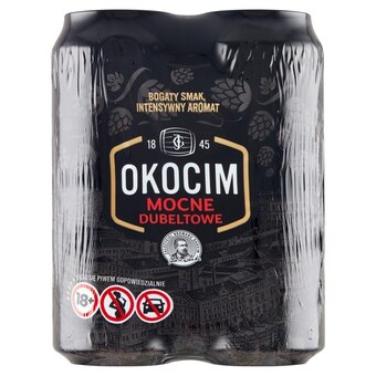 Intermarche Okocim piwo jasne mocne dubeltowe 4 x 500 ml oferta