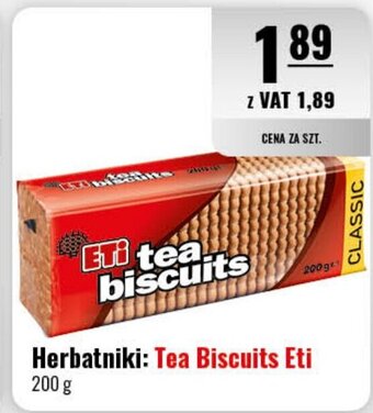 Eurocash Herbatniki: Tea Biscuits Eti 200 g oferta