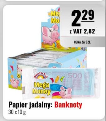 Eurocash Papier jadalny: Banknoty 30 x 10 g oferta