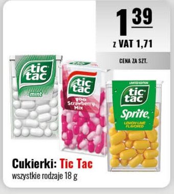 Eurocash Cukierki: Tic Tac 18 g oferta