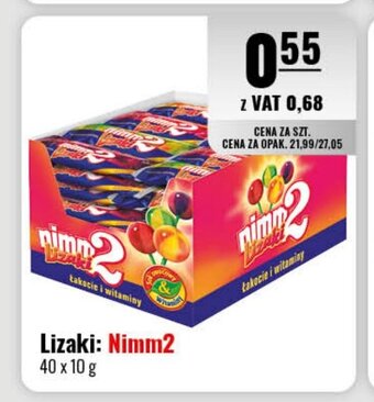 Eurocash Lizaki: Nimm2 40 x 10 g oferta