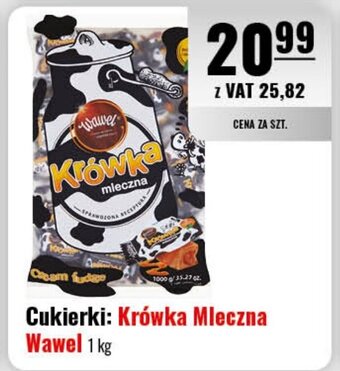Eurocash Cukierki: Krówka Mleczna Wawel 1kg oferta
