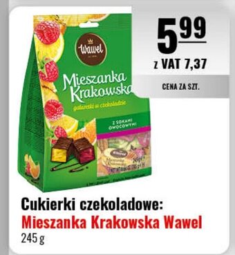 Eurocash Cukierki czekoladowe: Mieszanka Krakowska Wawel 245 g oferta