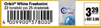 Eurocash Orbit White Freshmint oferta