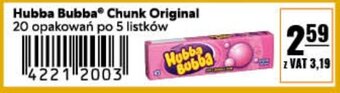 Eurocash Hubba Bubba Chunk Original oferta