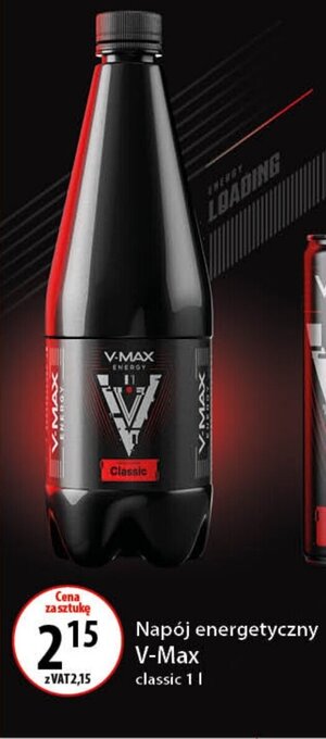 Eurocash Napój energetyczny V-MAX 1l oferta