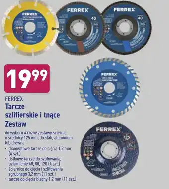 ALDI Tarcze szlifierskie i tnące oferta