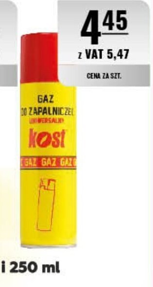 Eurocash GAZ 250 ml oferta