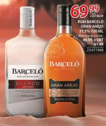 Selgros RUM BARCELÓ GRAN ANEJO 37,5% 700 ML oferta