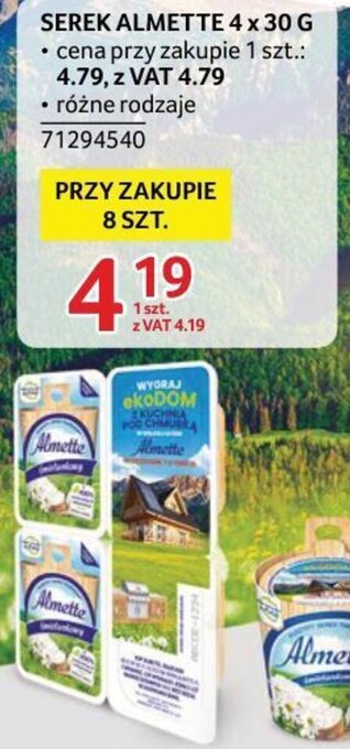 Selgros SEREK ALMETTE 4 x 30 G oferta