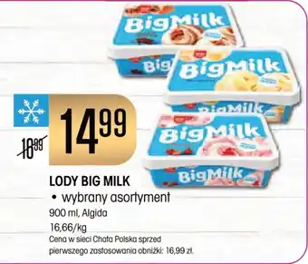 Chata Polska LODY BIG MILK 900ml oferta