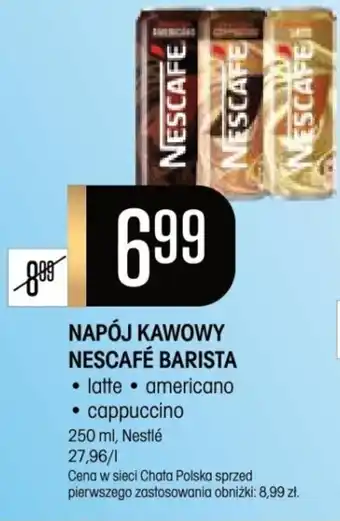 Chata Polska NAPÓJ KAWOWY NESCAFÉ BARISTA 250 ml, Nestlé oferta