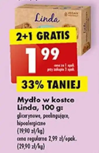 Biedronka Mydło w kostce Linda, 100 g oferta