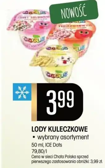 Chata Polska LODY KULECZKOWE 50 ml, ICE Dots oferta