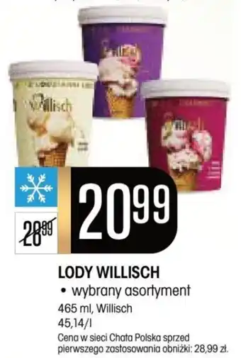 Chata Polska LODY WILLISCH 465ml, Willisch oferta