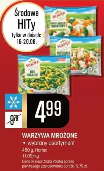 Chata Polska WARZYWA MROŻONE 450 g, Hortex oferta