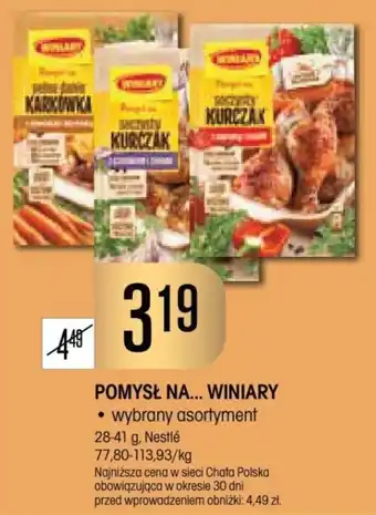 Chata Polska POMYSŁ NA... WINIARY 28-41 g, Nestlé oferta