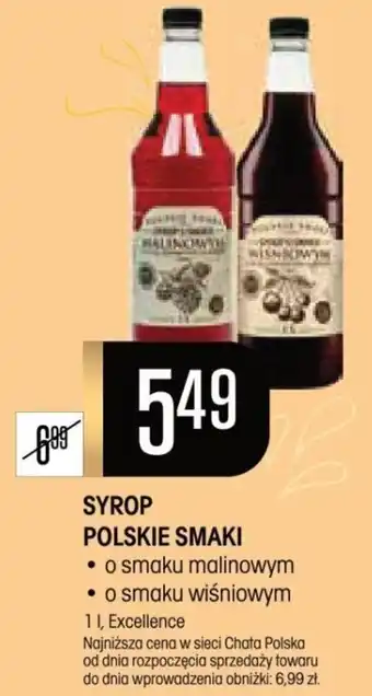 Chata Polska SYROP POLSKIE SMAKI 1 I, oferta