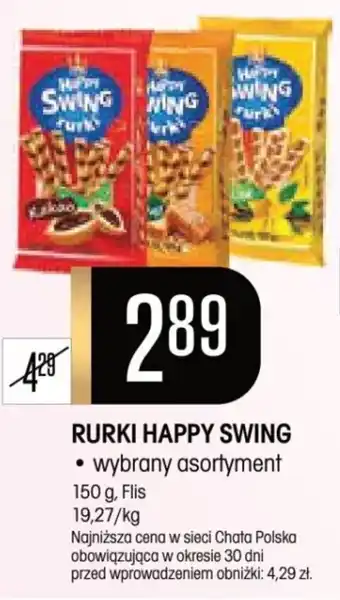 Chata Polska RURKI HAPPY SWING 150 g, Flis oferta