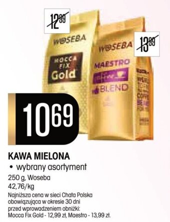 Chata Polska KAWA MIELONA 250 g, Woseba oferta