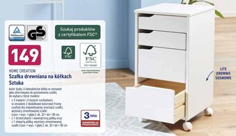 ALDI Szafka drewniana na kółkach oferta