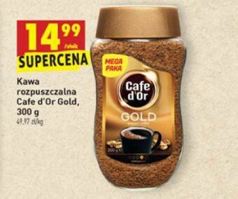 Biedronka Kawa rozpuszczalna Cafe d'Or Gold 300g oferta