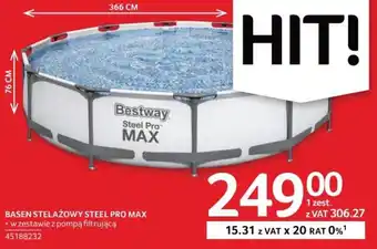 Selgros BASEN STELAŻOWY STEEL PRO MAX oferta
