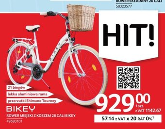 Selgros BIKEY ROWER MIEJSKI Z KOSZEM 28 CALI oferta