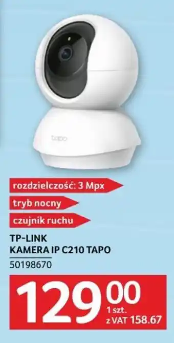 Selgros TP-LINK KAMERA IP C210 TAPO oferta