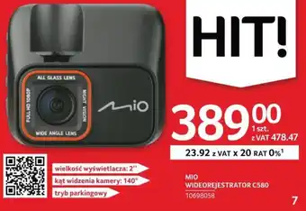 MIO WIDEOREJESTRATOR C580