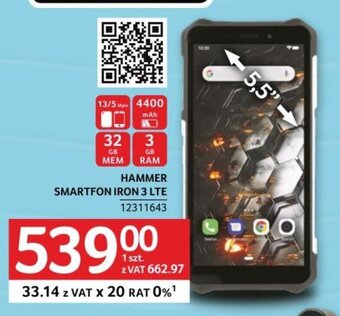 Selgros HAMMER SMARTFON IRON 3 LTE oferta