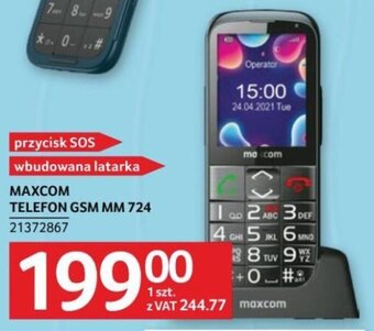 Selgros MAXCOM TELEFON GSM MM 724 oferta