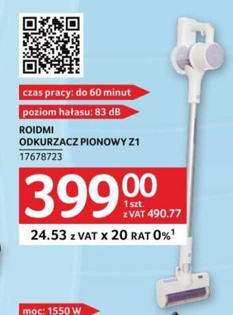 Selgros ROIDMI ODKURZACZ PIONOWY Z1 oferta