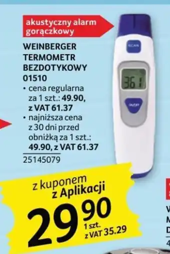 Selgros WEINBERGER TERMOMETR BEZDOTYKOWY 01510 oferta