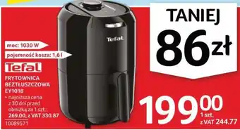 Selgros Tefal FRYTOWNICA BEZTŁUSZCZOWA EY1018 oferta