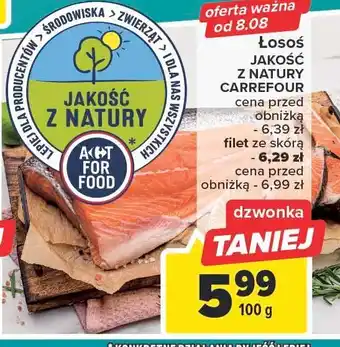 Carrefour Łosoś świeży oferta