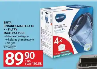 Selgros BRITA DZBANEK MARELLA XL + 4 FILTRY MAXTRA + PURE oferta
