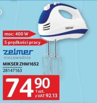 Selgros Zelmer MIKSER ZHM1652 oferta