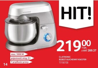 Selgros CLATRONIC ROBOT KUCHENNY KM3709 oferta