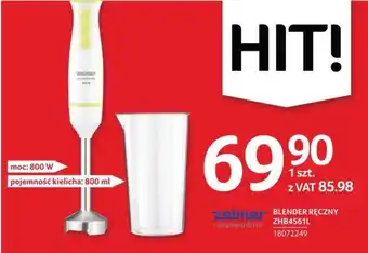 Selgros Zelmer BLENDER RĘCZNY oferta