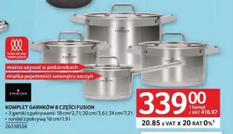 Selgros ZWIEGER KOMPLET GARNKÓW 8 CZĘŚCI FUSION oferta