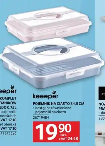 Selgros Keeeper POJEMNIK NA CIASTO 34,5 CM oferta