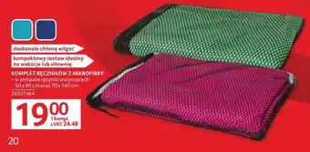 Selgros KOMPLET RĘCZNIKÓW Z MIKROFIBRY oferta